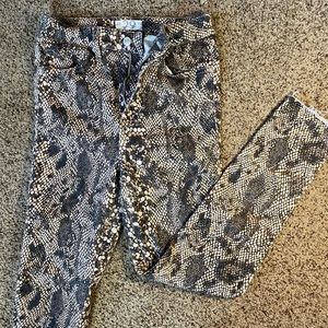 Free People Snake Jean